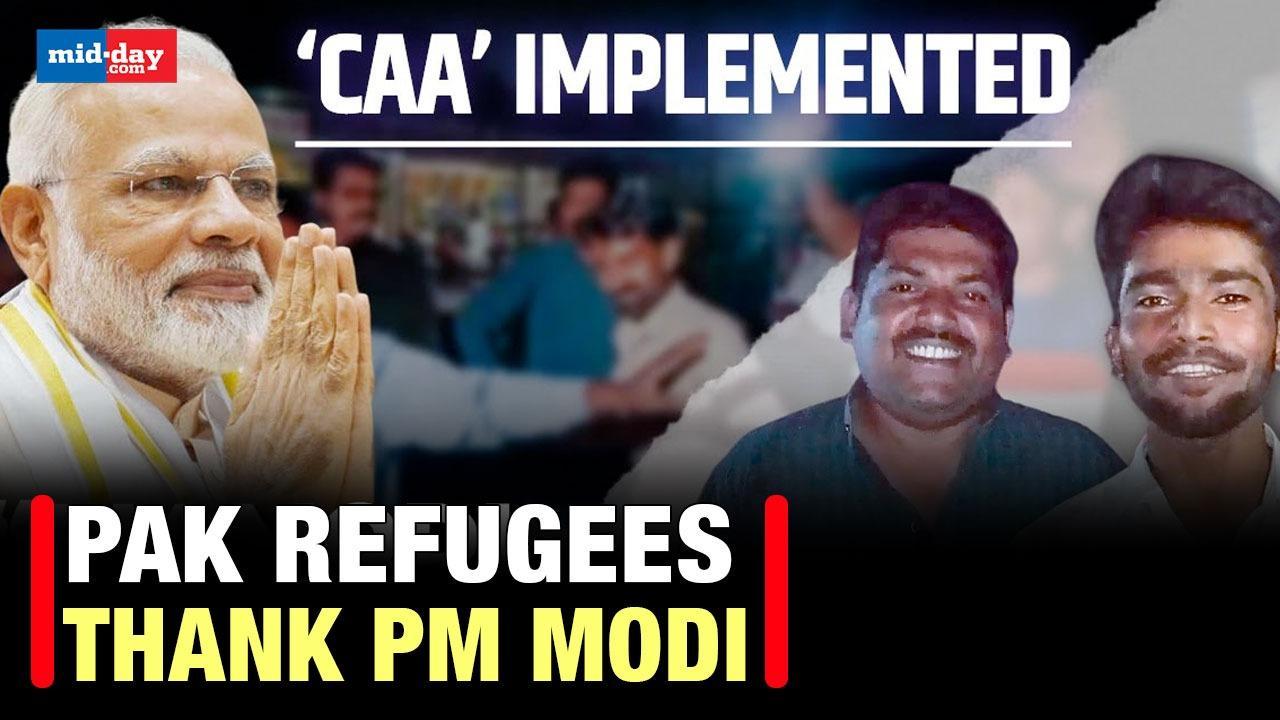 Citizenship Amendment Act: Pak refugees thank PM Modi for implementation of CAA