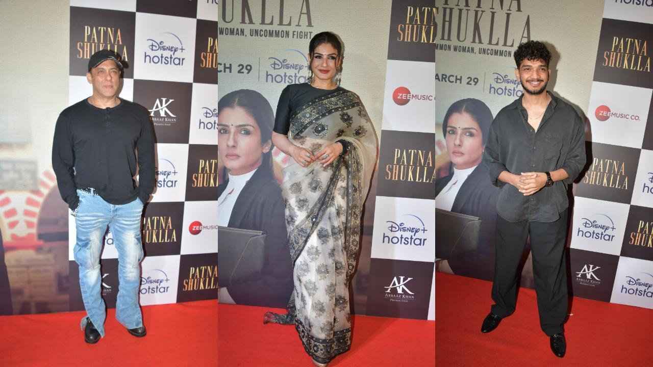 Celebs attend star-studded screening of Raveena Tandon's Patna Shukla
