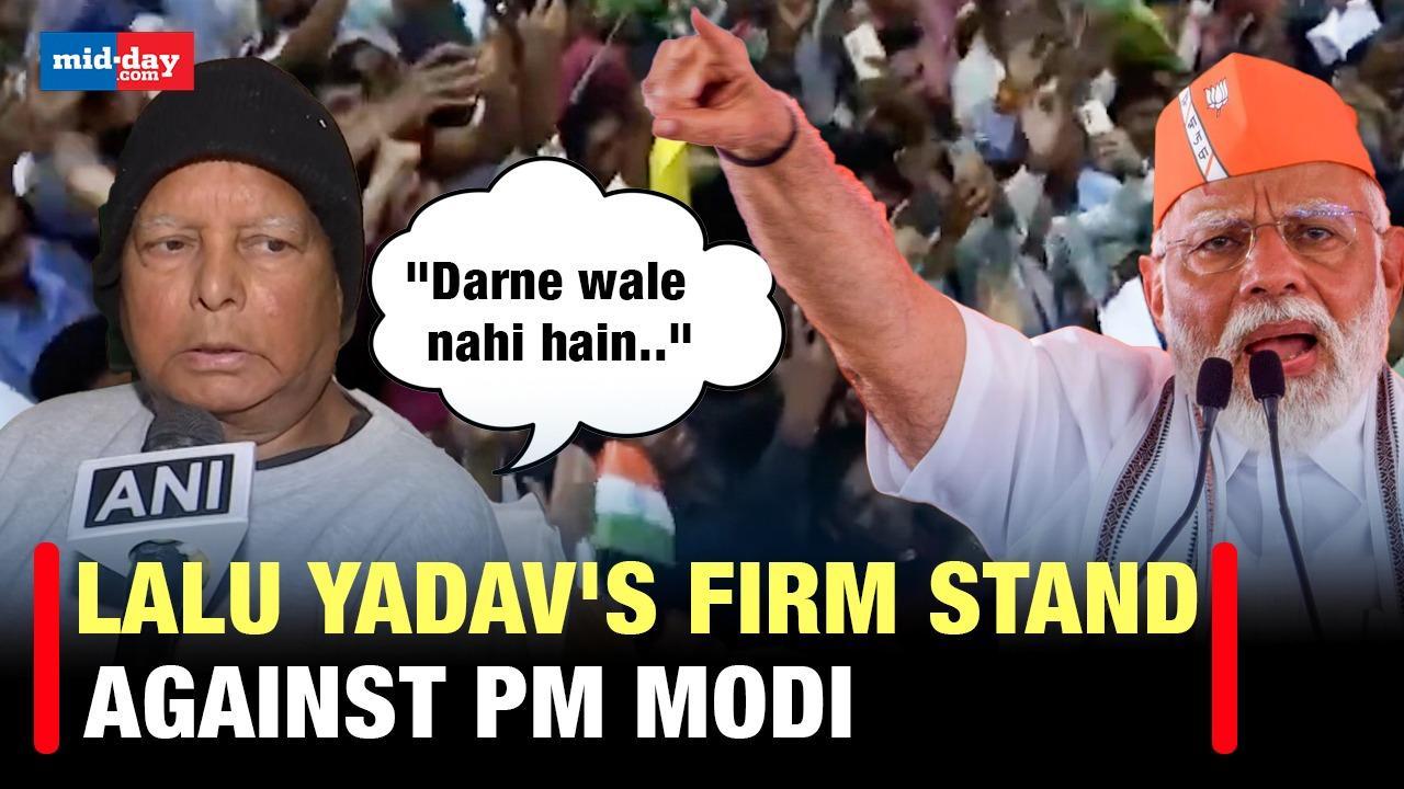 Lalu Yadav stands firm on all remarks against PM Modi