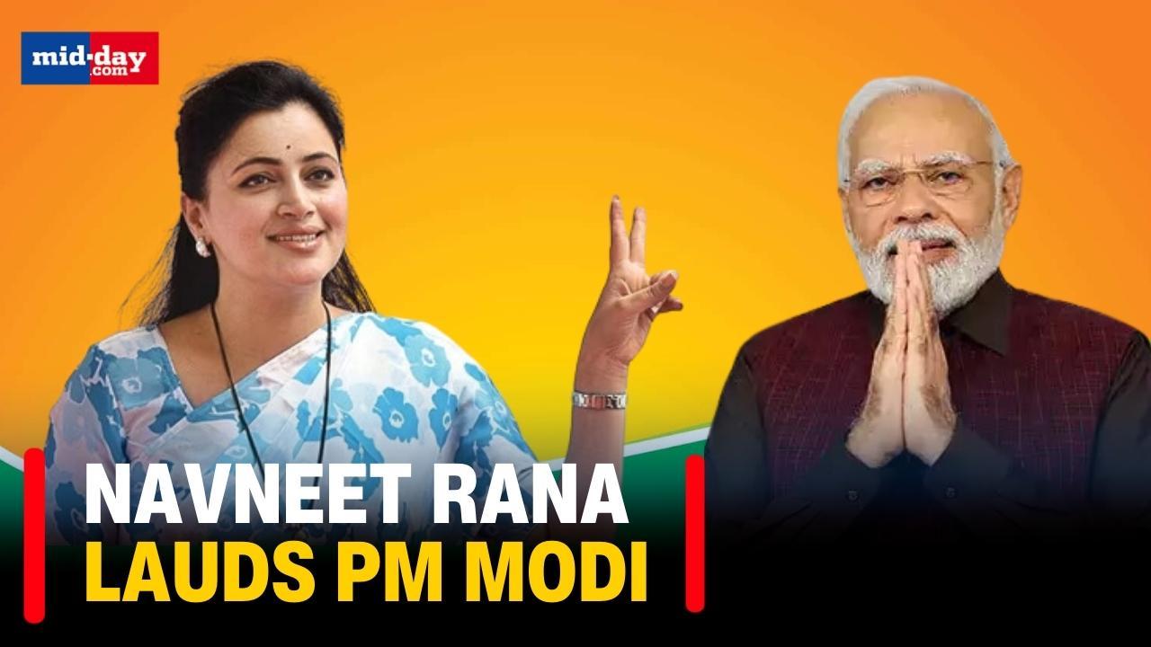 BJP candidate Navneet Kaur Rana praises PM Modi after joining BJP