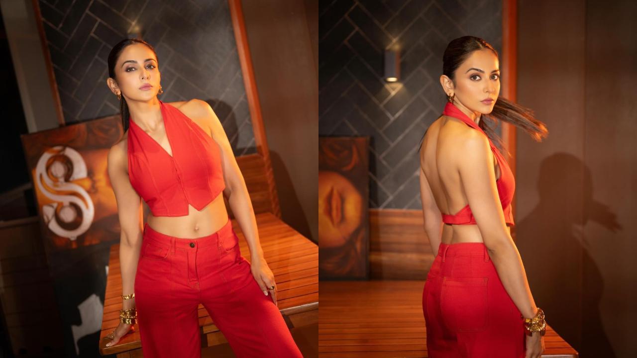 New bride Rakul Preet Singh looks red hot in her 'spicy' outfit - see pics 