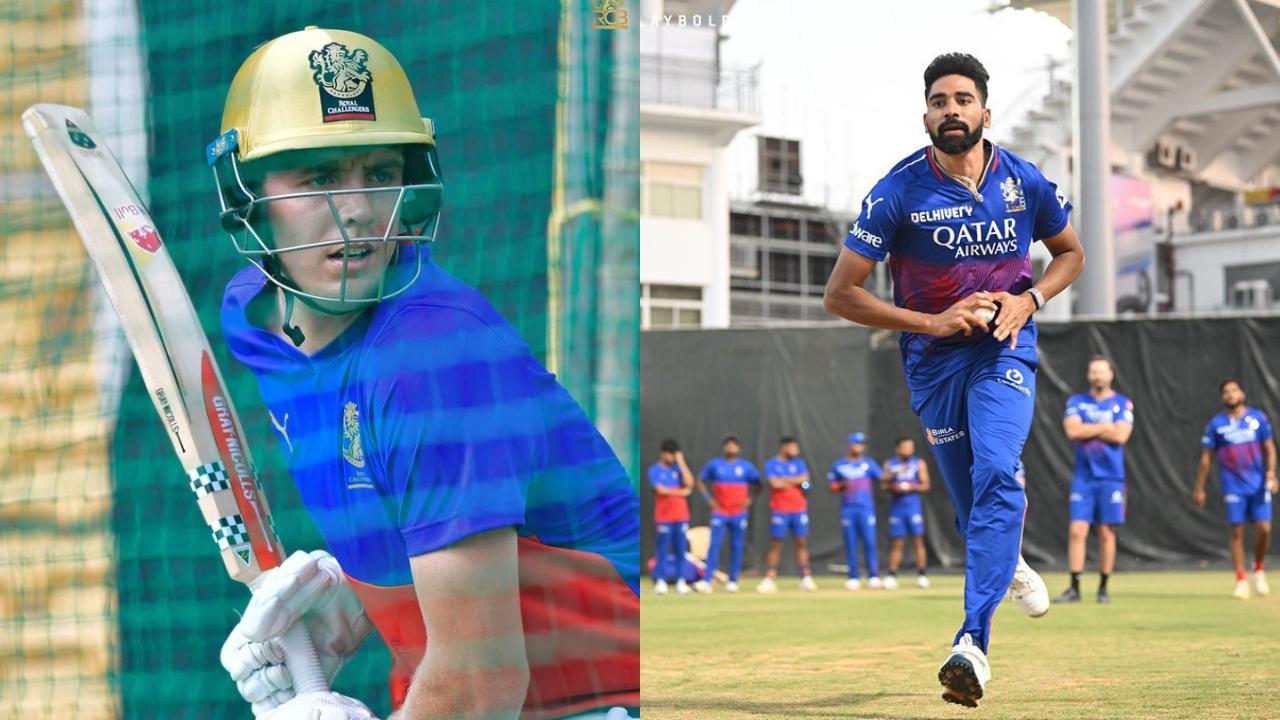 IPL 2024: Siraj, Green sweats it out ahead of the season opener vs CSK