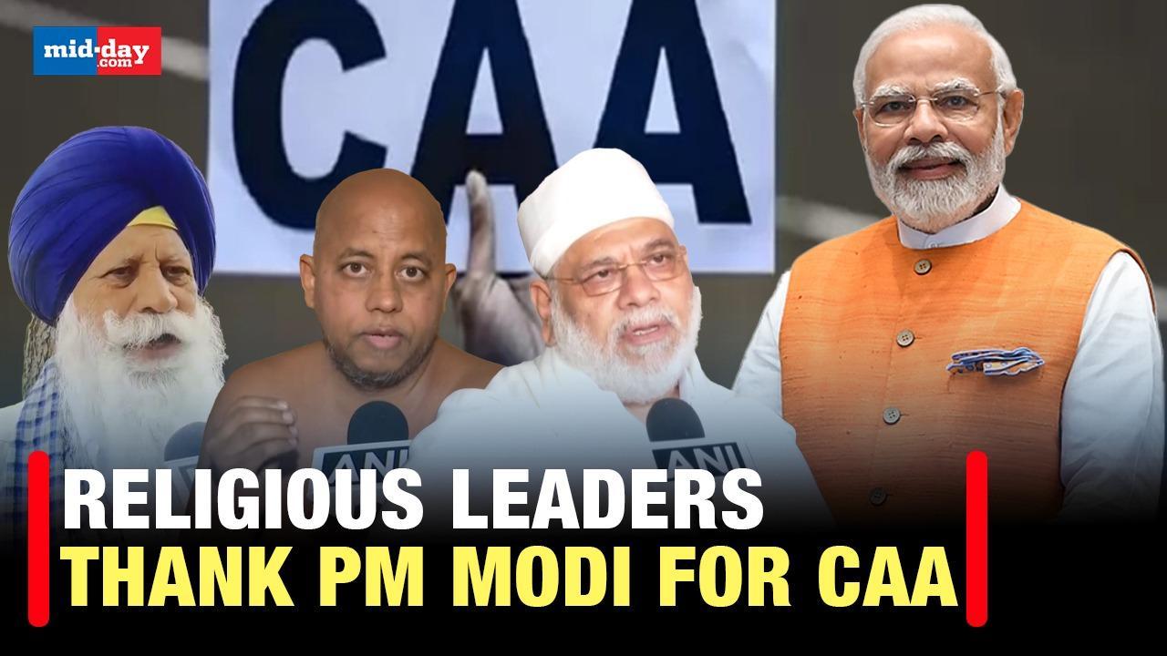 Citizenship Amendment Act: Religious leaders thank PM Modi for implementation of