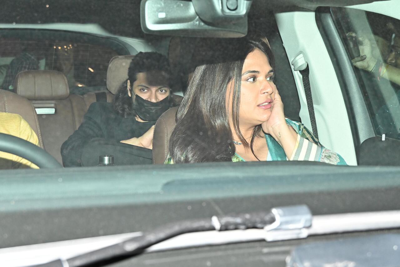 Parents-to-be Richa Chadha and Ali Fazal were also spotted at the bash. Ali will be seen in 'Mirzapur 3'. 