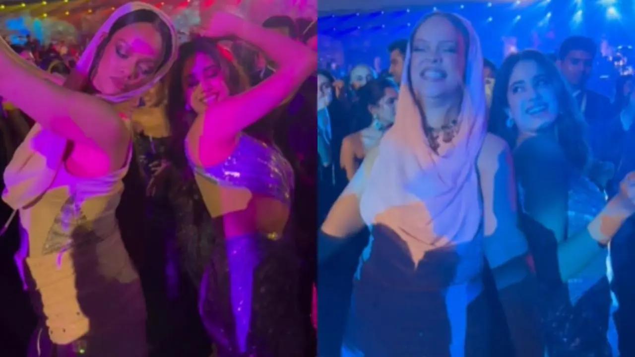 Janhvi Kapoor and Rihanna danced to the song 'Zingaat' at the cocktail party. The two were seen having a 