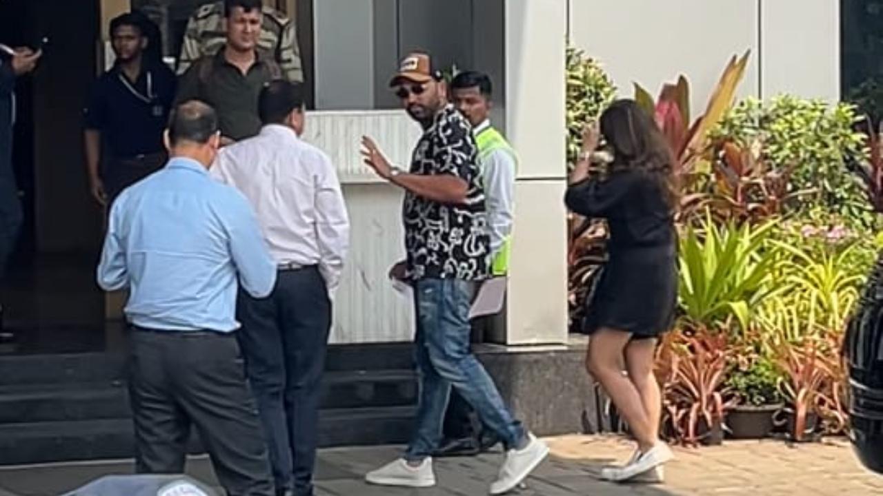 India captain and former Mumbai Indians' skipper Rohit Sharma with wife Ritika were seen at the Kalina airport leaving for Anant Radhika's pre-wedding celebrations. Also Read: Ishan Kishan-Shreyas Iyer axed, Kohli-Rohit in highest bracket of BCCI central contracts