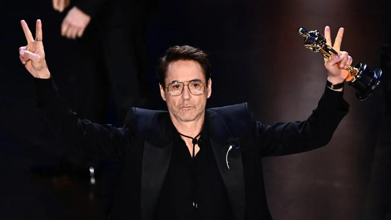 Robert Downey Jr bagged his first-ever Oscar award for his performance in 'Oppenheimer'. He won the award in the Best Supporting Actor category. Read full story here