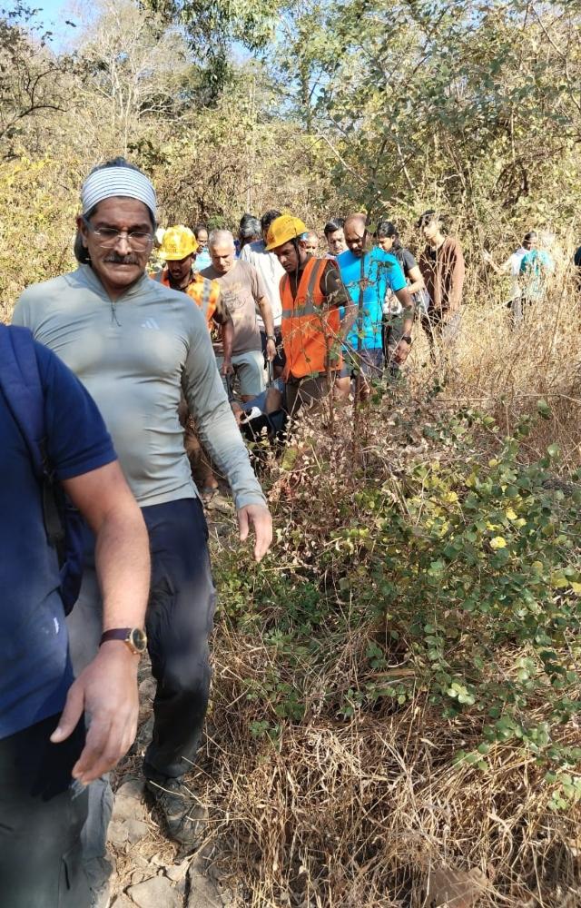 He was attempting rock climbing inside the Sanjay Gandhi National Park in Maharashtra`s Thane on Friday, civic officials said