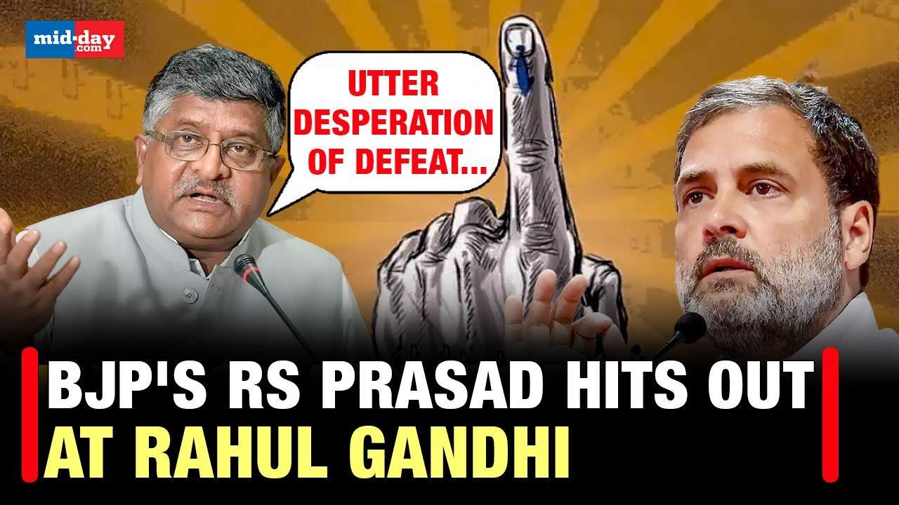 BJP's RS Prasad lashes out at Rahul Gandhi over democracy remarks