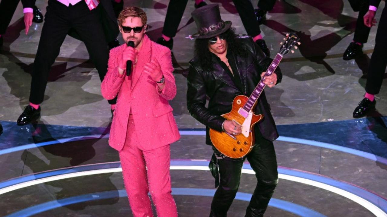Oscars 2024: Ryan Gosling performs 'I'm just Ken' with Slash - watch video