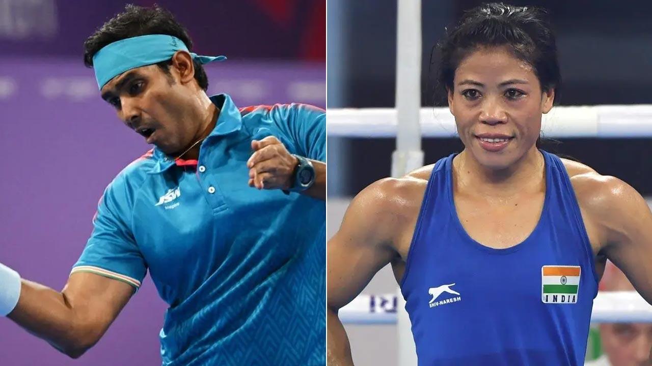 Sharath is India’s flag bearer; Mary Kom chef de mission at Paris Oly