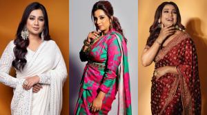 Shreya Ghoshal Birthday 2024: Bespoke saree looks of the songstress