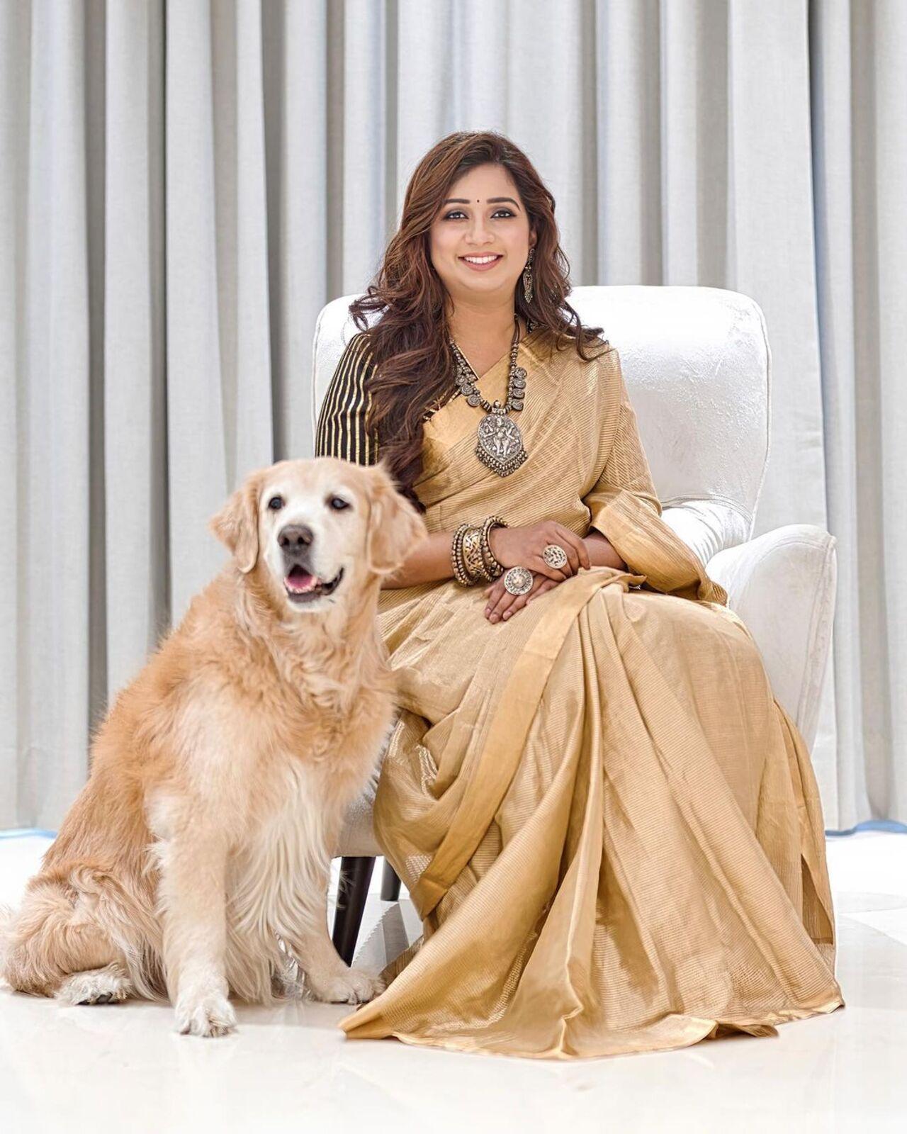 How adorable is this frame of Shreya with her doggo?