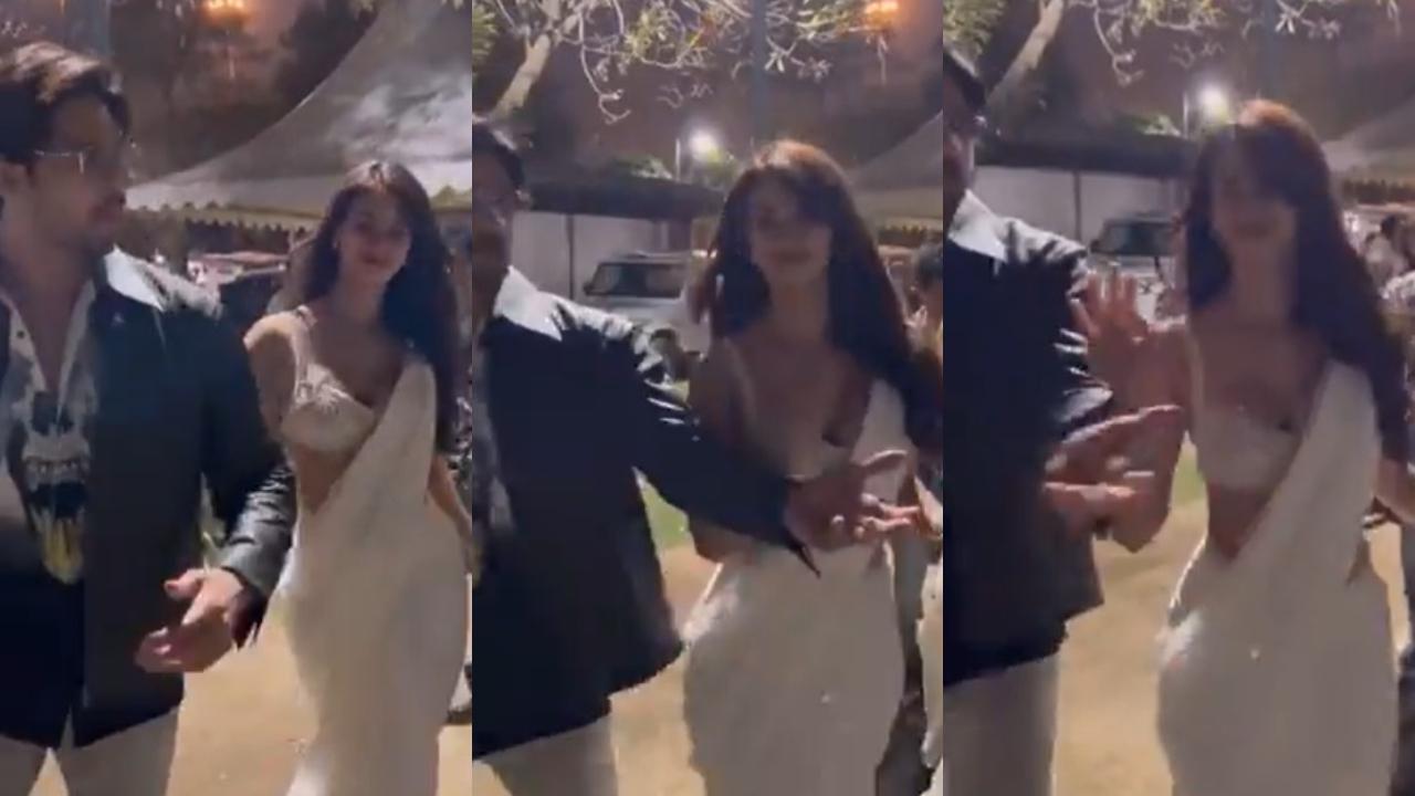 Disha Patani pushing Sidharth Malhotra during 'Yodha' song launch goes viral - watch video