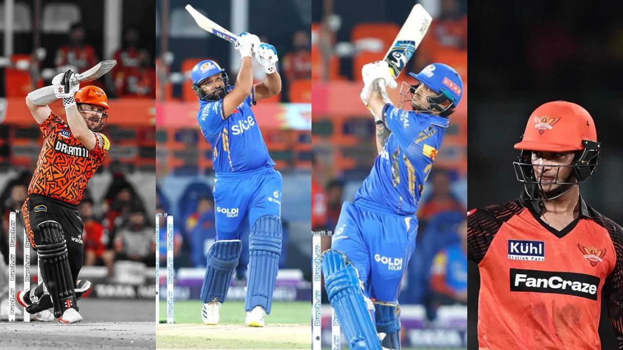 The historic clash between MI and SRH also saw the league completing the most number of sixes after eight matches which is 153 sixes