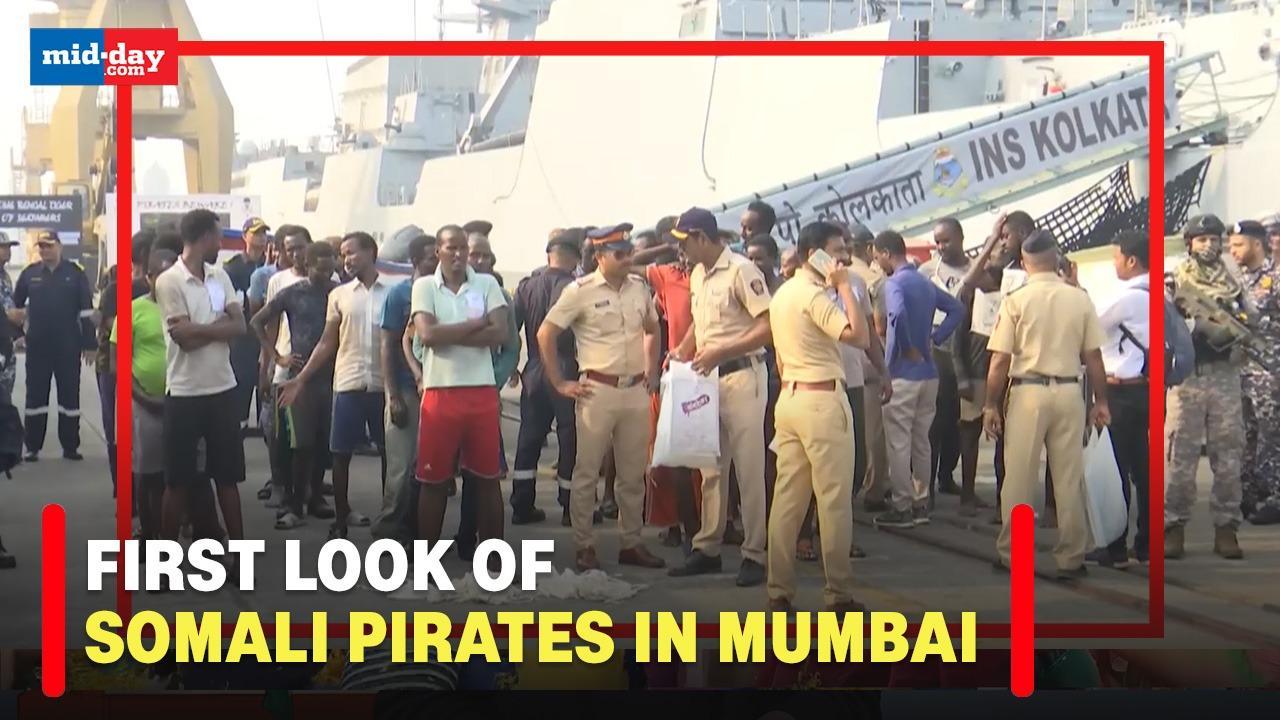 Somali Pirates in Mumbai: 35 Somali pirates handed over to Mumbai Police by Navy