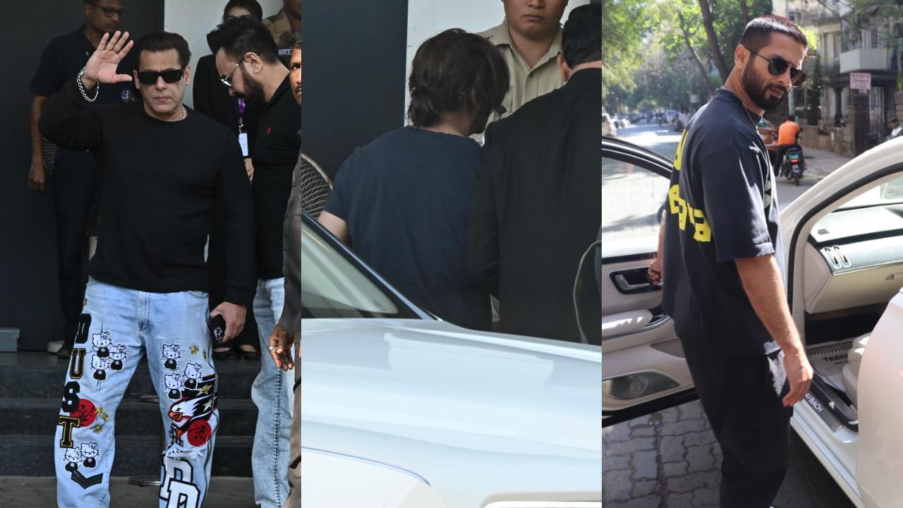 Spotted in the city: Salman Khan, Shah Rukh Khan, Shahid Kapoor and others