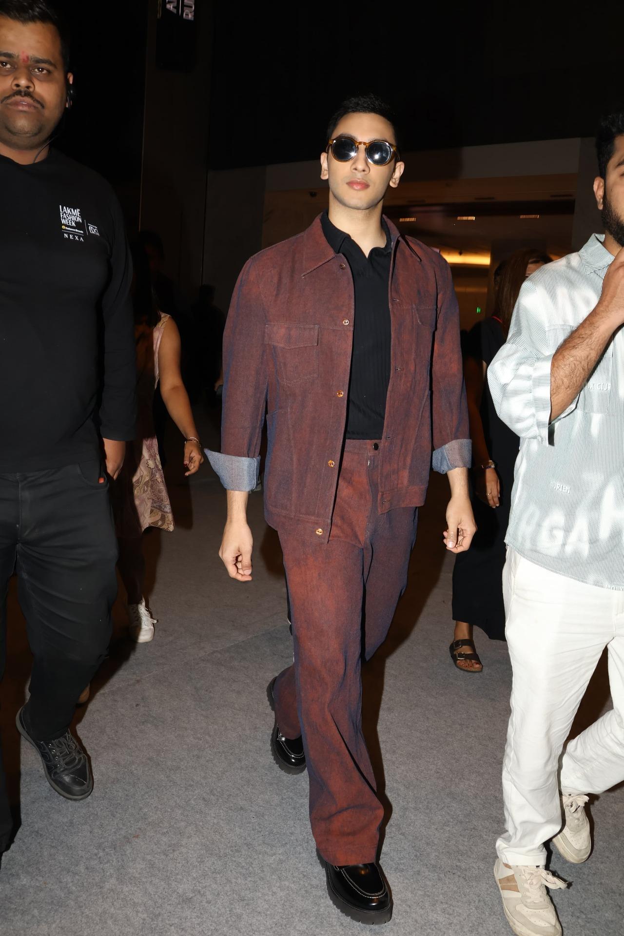 Vedang Raina spotted at LFW x FDCI Day 5
