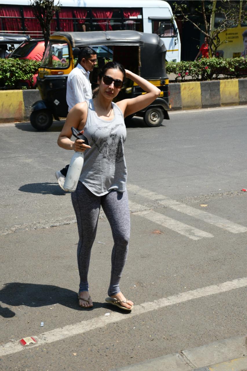 Malaika Arora was clicked as she headed for a workout. The actress was absolutely glowing!
