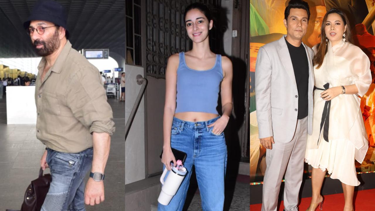 Spotted in the city: Sunny Deol, Ananya Panday, Randeep Hooda and others