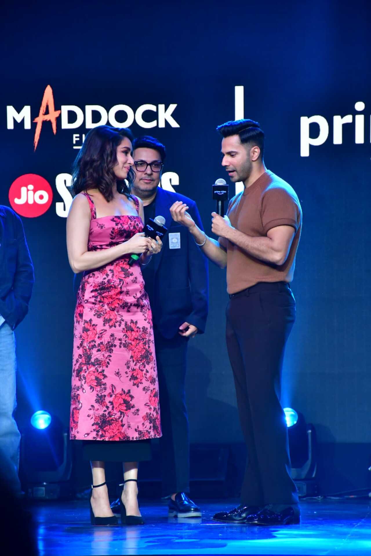 Shraddha Kapoor and Varun Dhawan reunite at the Prime Video event