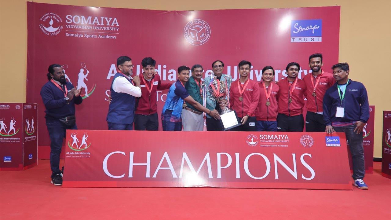 Mumbai Universities settle for bronze in inter-varsity squash