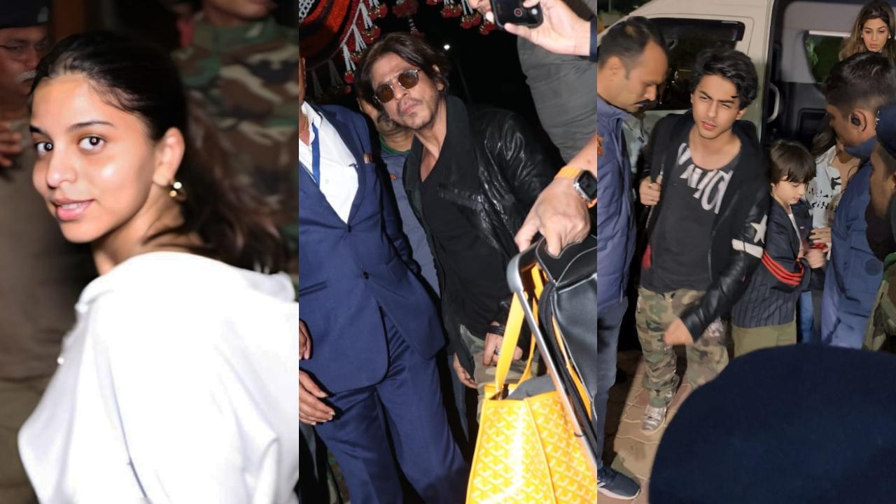Shah Rukh Khan leaves Jamnagar with family post Anant-Radhika pre-wedding bash 