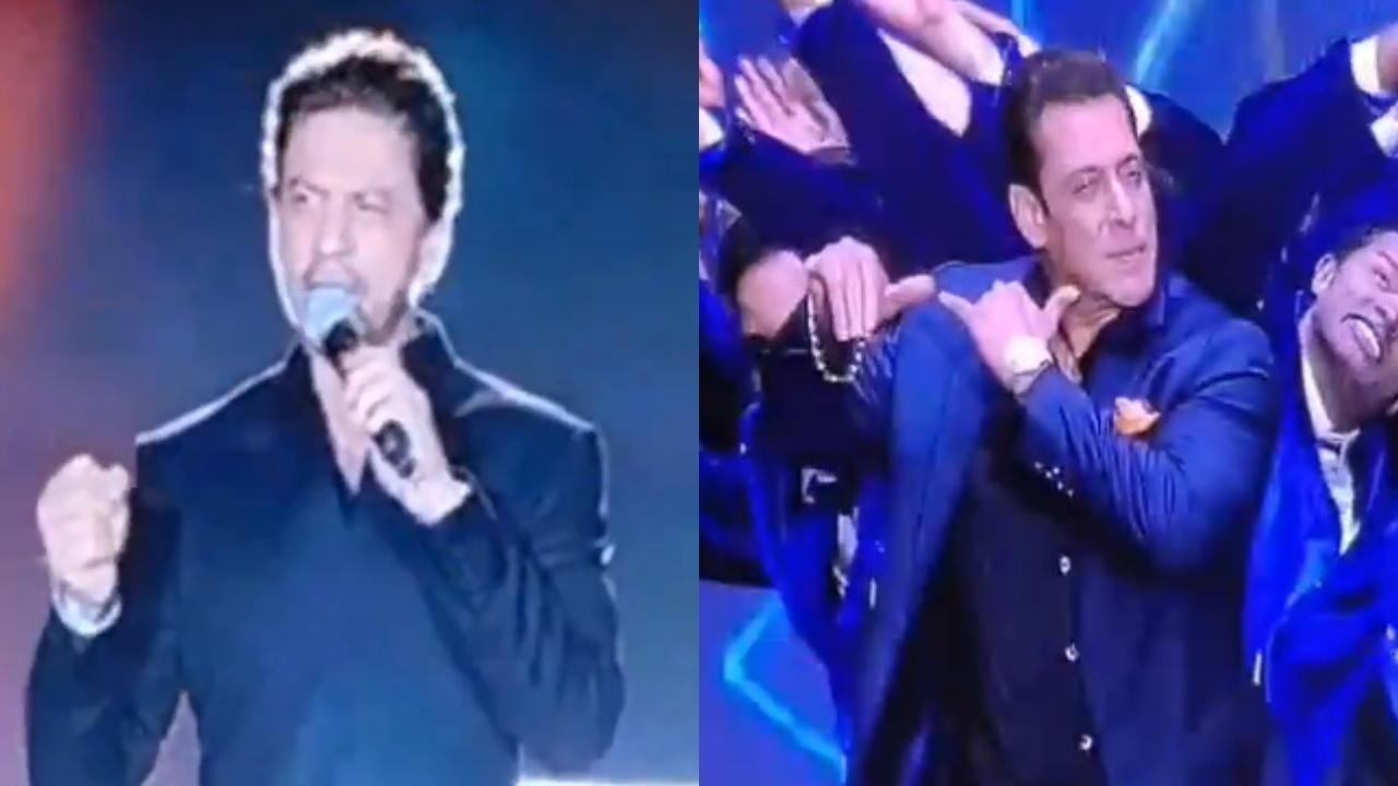 SRK speaks in Gujarati, Salman, Ranveer dance at Anant-Radhika's musical night 