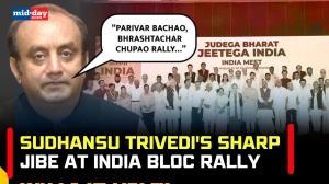 BJP leader Sudhanshu Trivedi slams India Bloc rally in Delhi 