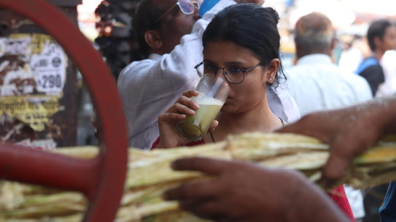 Stay hydrated: Drink at least 2-3 litres of water every day to stay hydrated during summer months. Water flushes out toxins from the body, restricts the addition of unwanted calories, and, keeps the body hydrated when half of the body’s fluid gets released in the form of sweat. Along with water, drink fruit juices, coconut water and lime water to replenish your body with lost fluids. Pic/Anurag Ahire