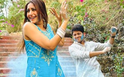 Karan Sharma and Surbhi Chandna's Holi celebration