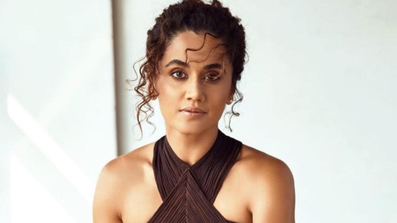 Taapsee Pannu wraps up 'Khel Khel Mein' shoot in Udaipur, which is also where she allegedly married Mathias Boe