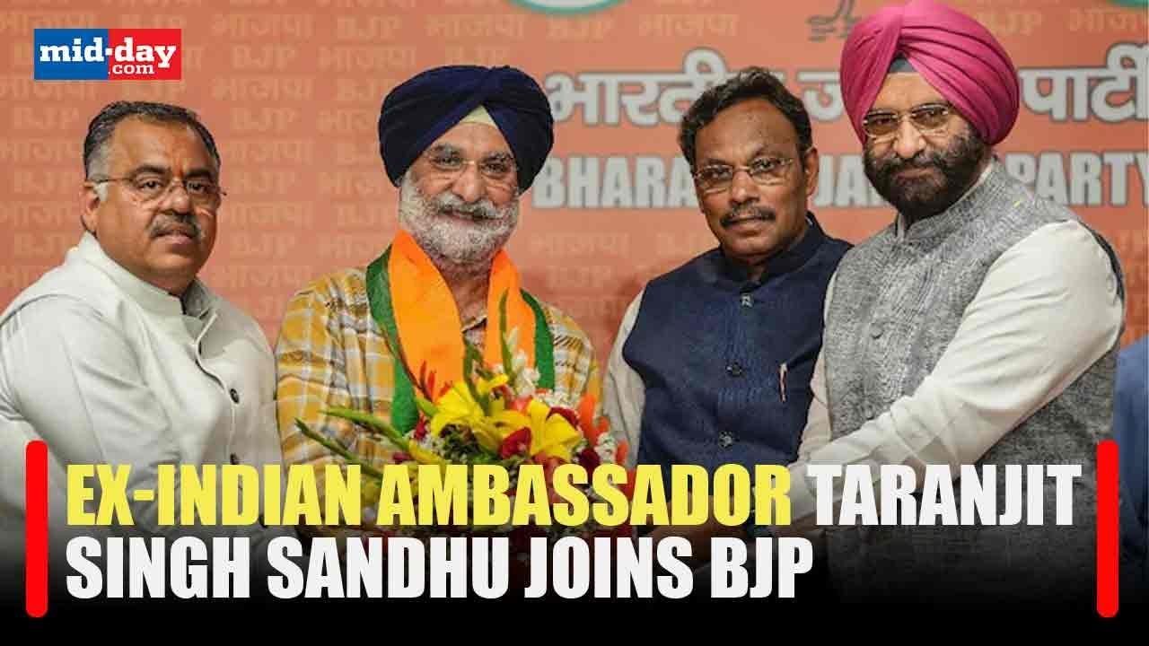 Taranjit Singh Sandhu, India's ex Indian ambassador, joins BJP