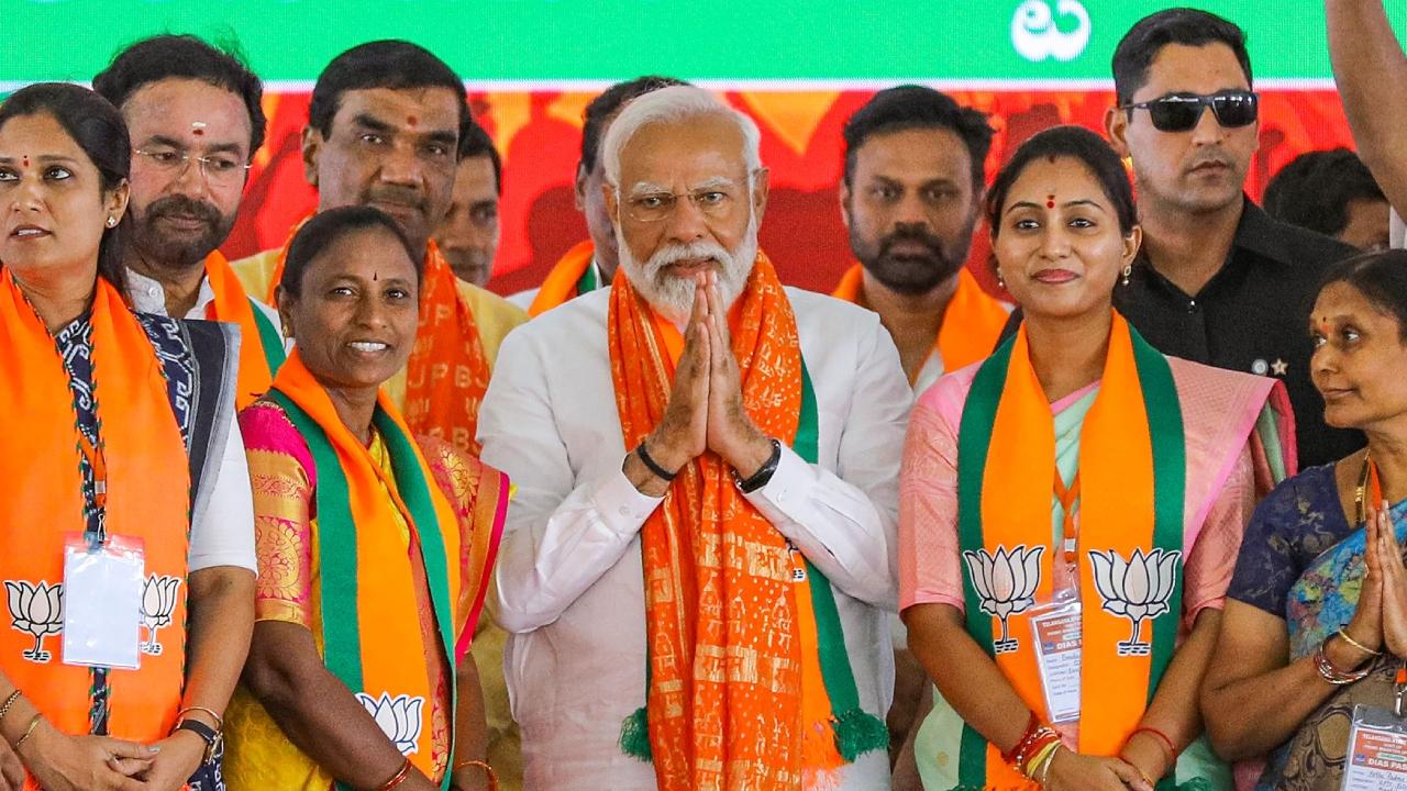 The BJP has a tough fight in the southern states for the Lok Sabha 2024 elections. At present, BJP has only four Lok Sabha seats in Telangana out of 17