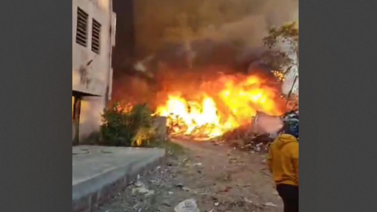 Thane: Fire breaks out in a scrap yard, no injuries reported