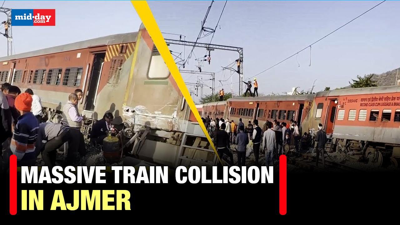 Ajmer train accident: Passenger train collides with goods train in Ajmer