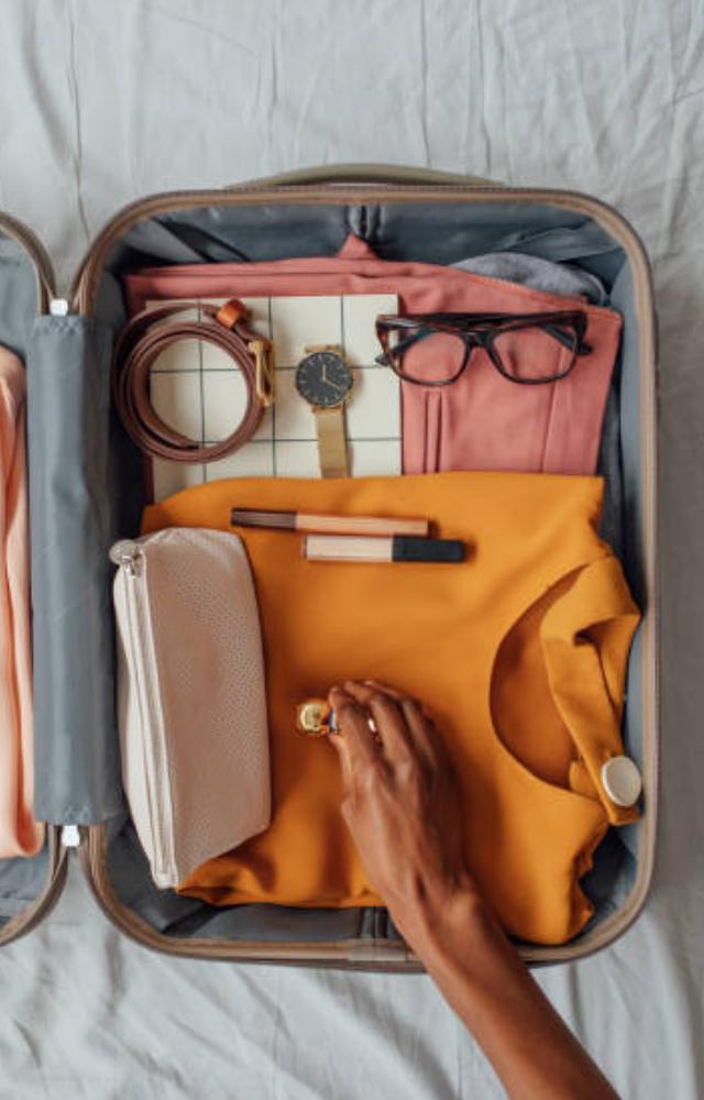 Distributing the weight across small bags reduces strain on any single part of the body. Opt for a large bag along with smaller ones for easy carrying