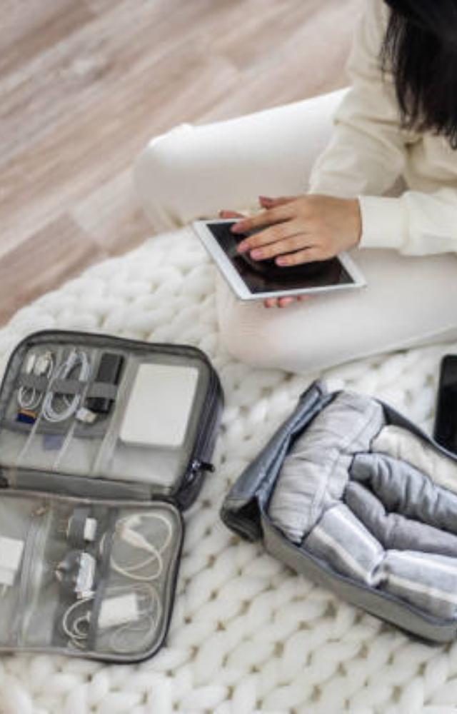 In our tech-centric world, electronics are indispensable. When travelling, prepare a separate kit for chargers, batteries and earphones