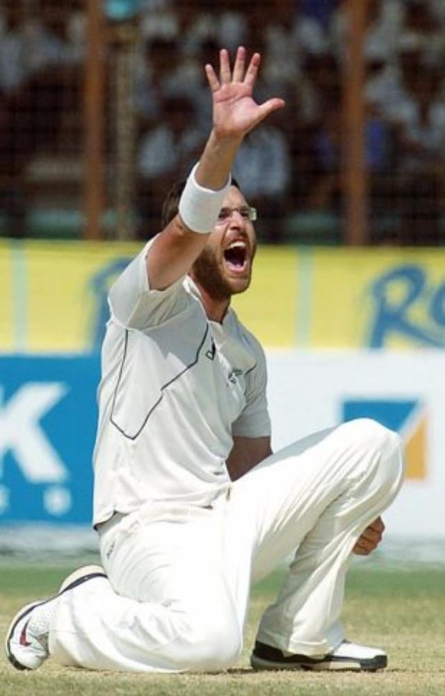 New Zealand star Daniel Vettori comes second on the list with 362 test wickets