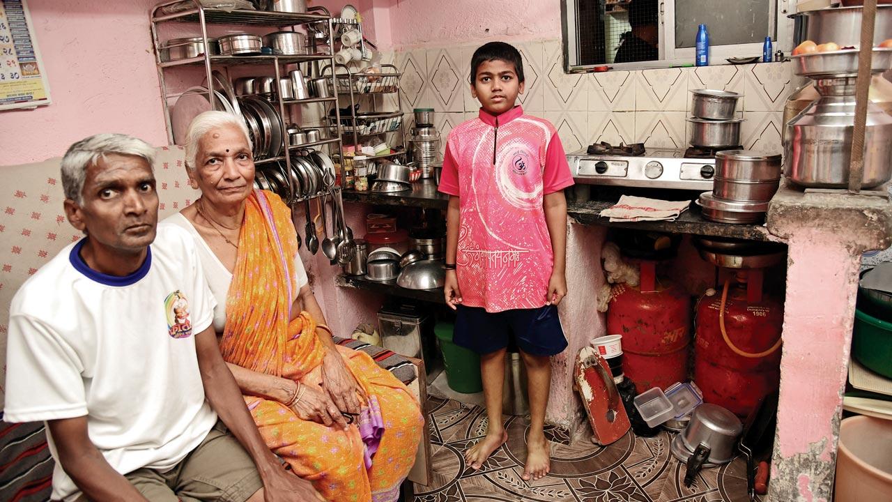 The Katkar family has been waiting for a job confirmation for 6 years. Pic/Nimesh Dave