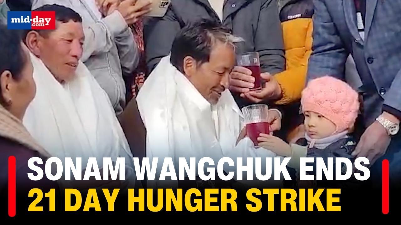 Sonam Wangchuk, climate activist, ends 21 day hunger strike In Ladakh