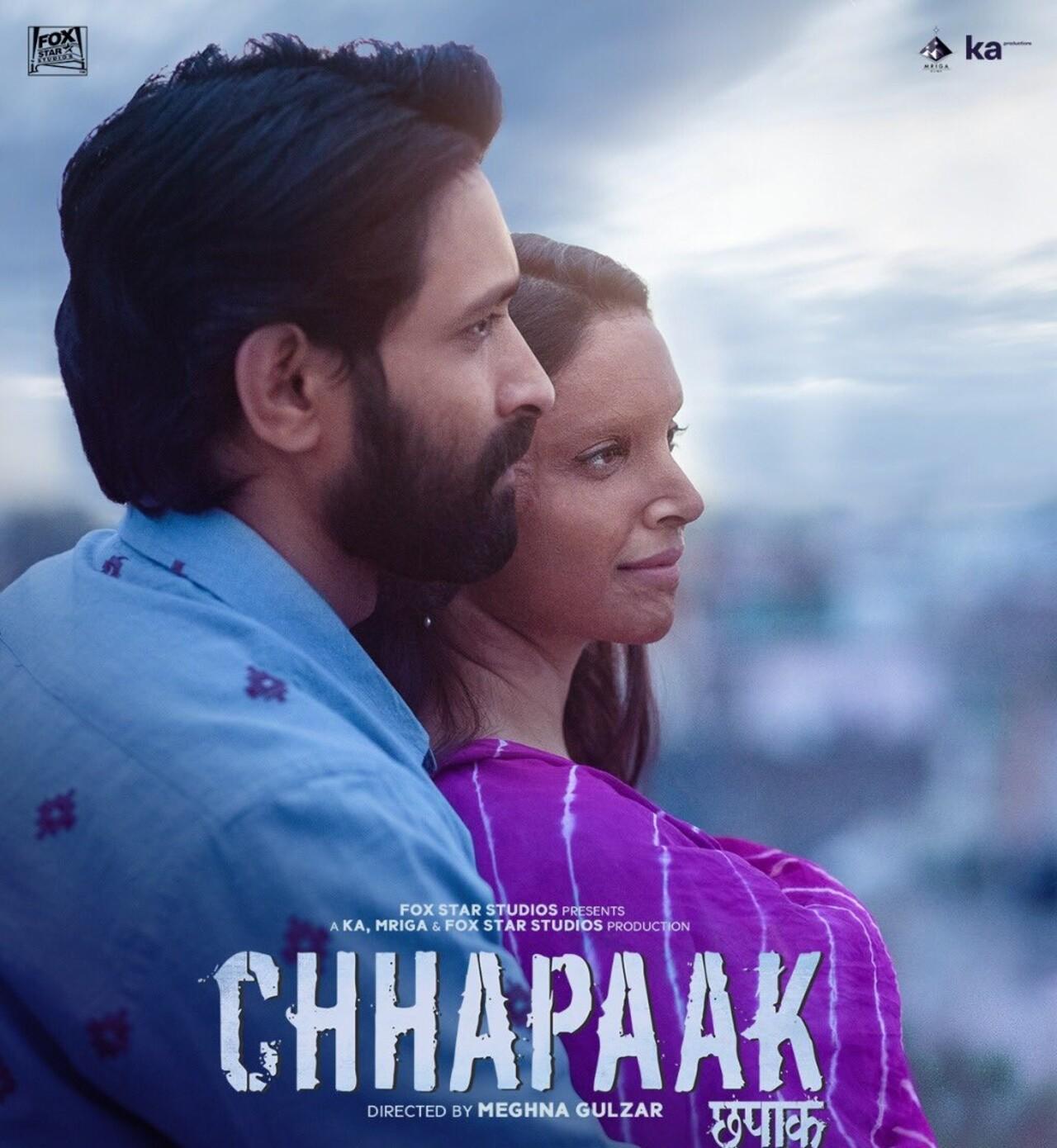 'Chhapaak' is based on the life of acid attack survivor Laxmi Agarwal. The film features Deepika Padukone as the female lead and explores Laxmi’s journey through the attack, societal pressure, and much more
