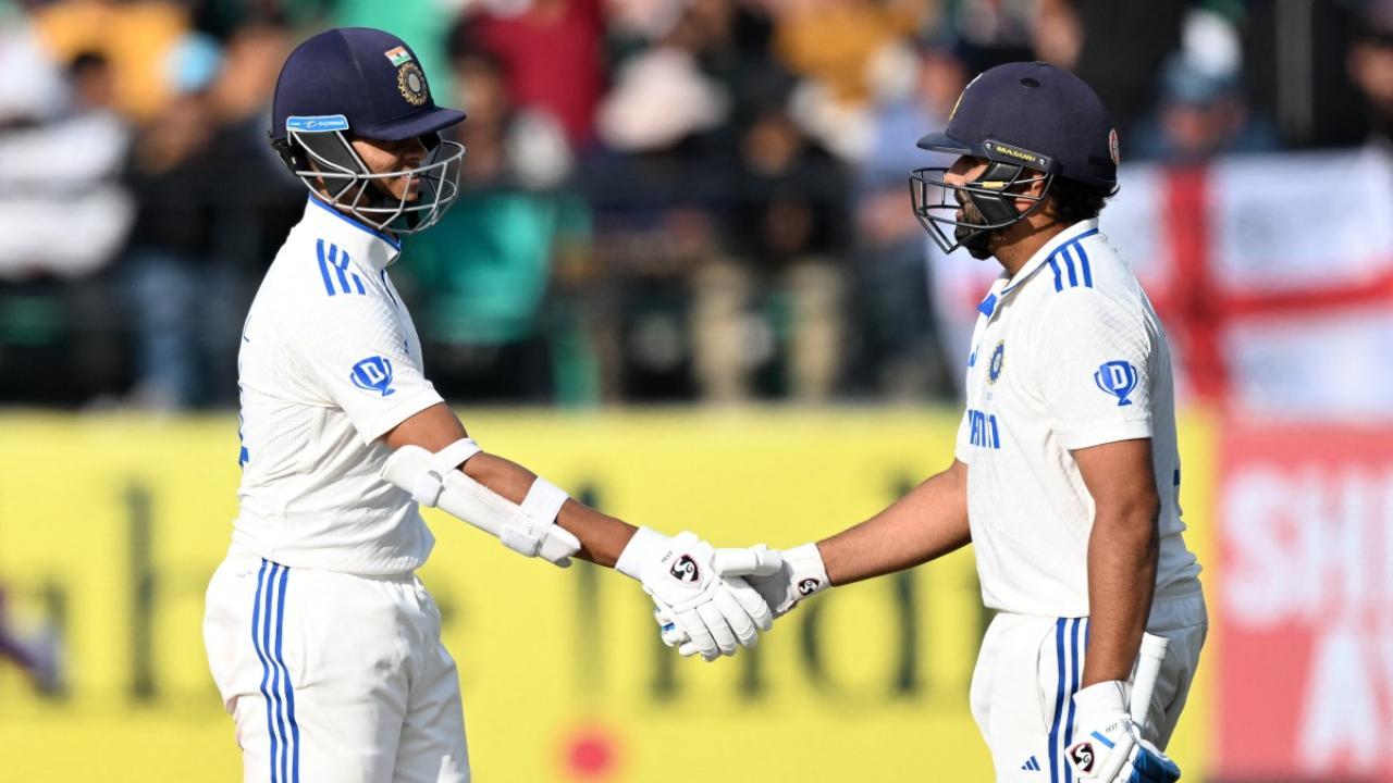 IND vs ENG 5th Test: Rohit, Jaiswal pummel END after Kuldeep, Ashwin spin show