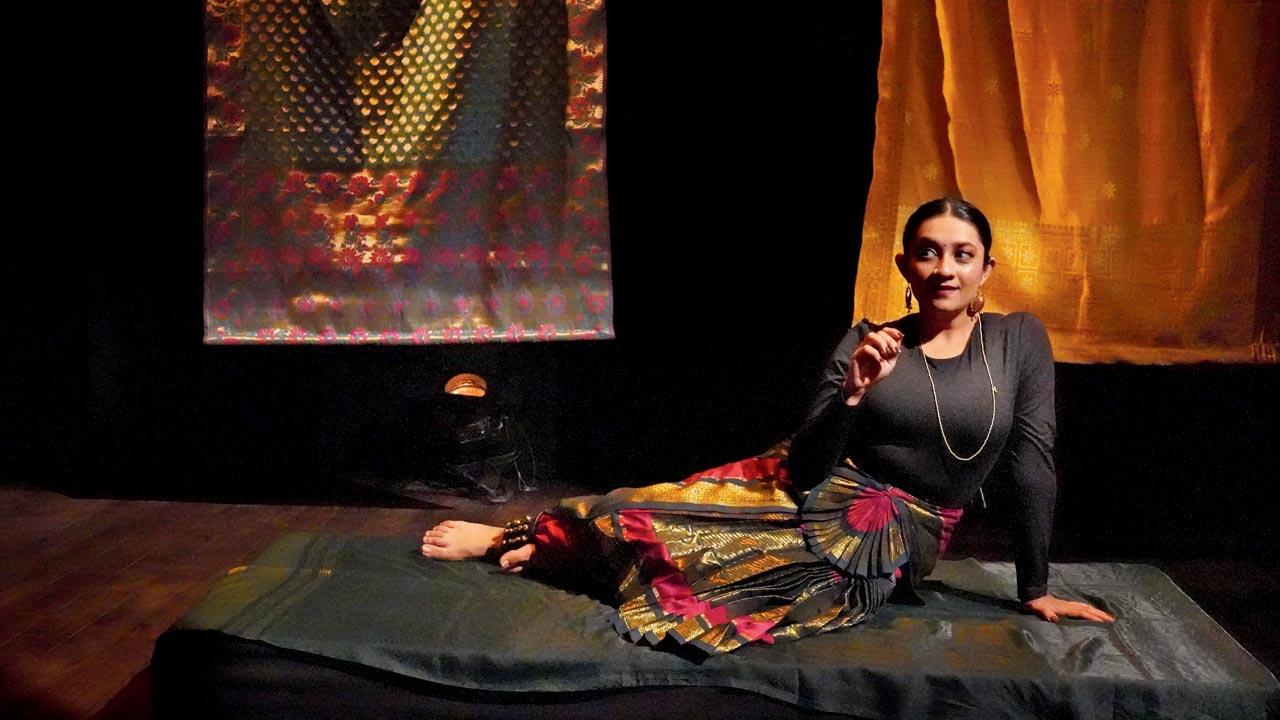 Anoushka Zaveri during a performance at Prithvi Theatre in 2023