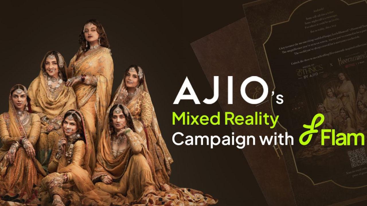 AJIO and Flam's MR Campaign: A Shopper's Journey into the Opulence of Heeramandi