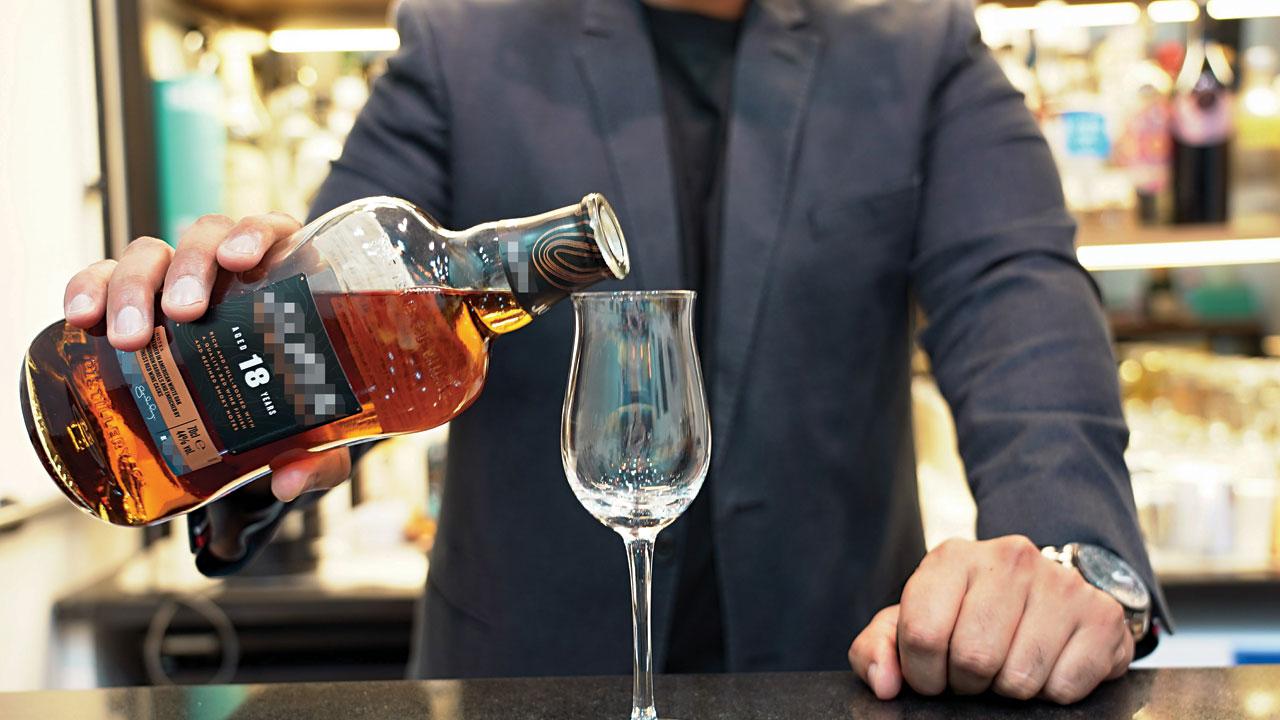 Whisky ambassador Ajit Balgi is proud that more Indian brands are found on foreign shelves and are acing at worldwide competitions. Pic/Aditi Haralkar