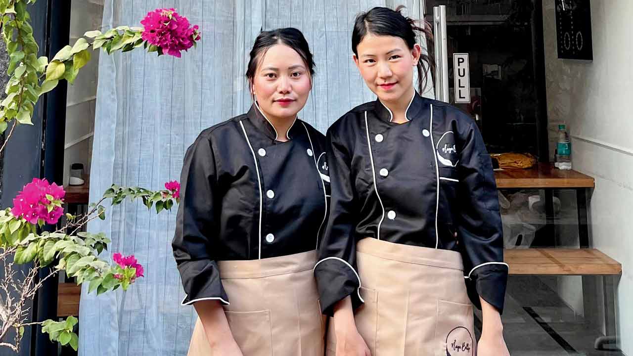 (From left) Aren Longkumer and Zhuvikali Assumi