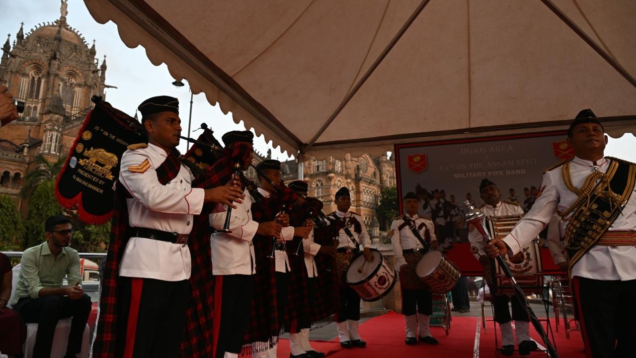 The event aimed at showcasing the rich musical heritage of the Indian Armed Forces