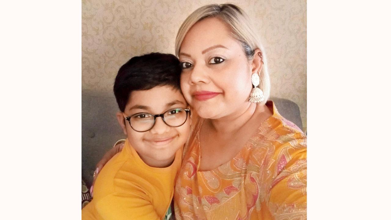 Pavithra Levin is a home-maker. Seen with Adrian