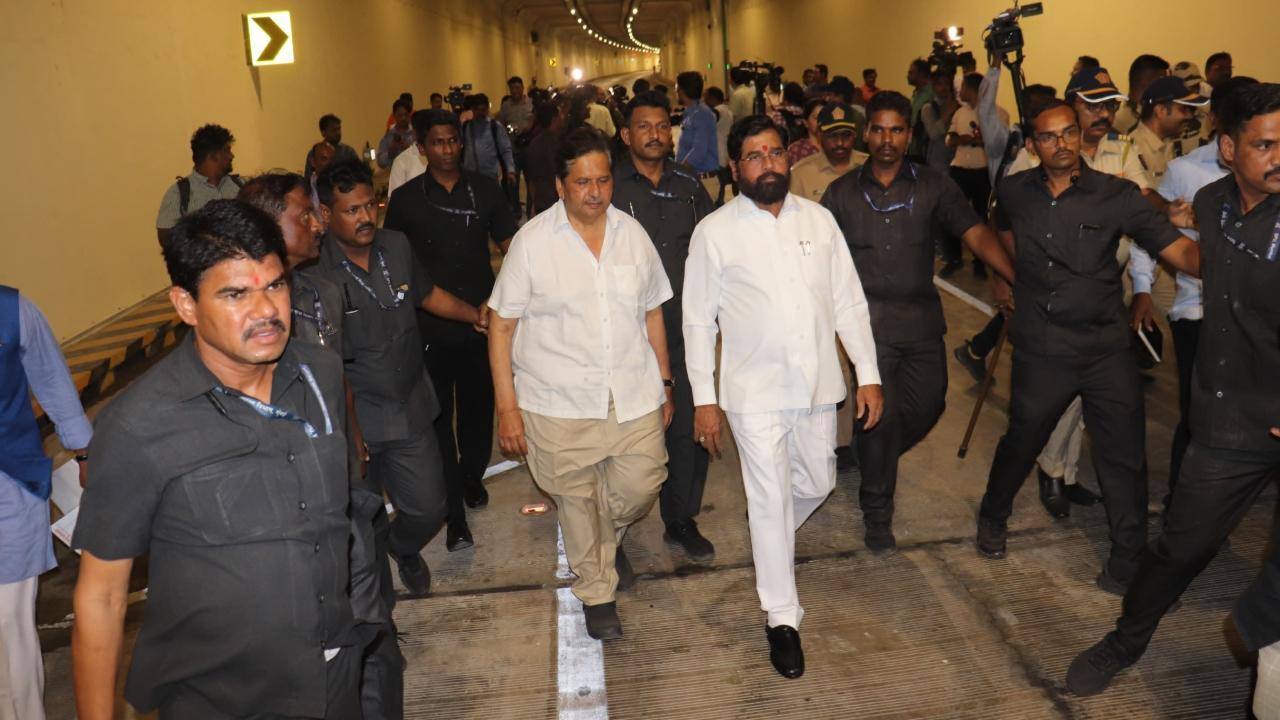 IN PHOTOS: Maharashtra CM Shinde inspects Mumbai Coastal Road